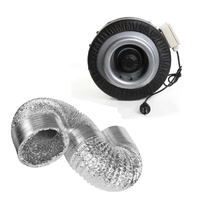5" Flexible Ducting Duct Fan Combo for Hydroponics Ventilation Grow Room/Tent