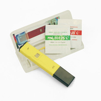 Yellow PH Meter come with test Buffer Powder